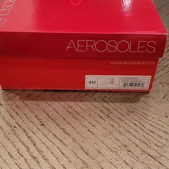 Aerosoles suede green boots size 8 NWT - Picture 10 of 12